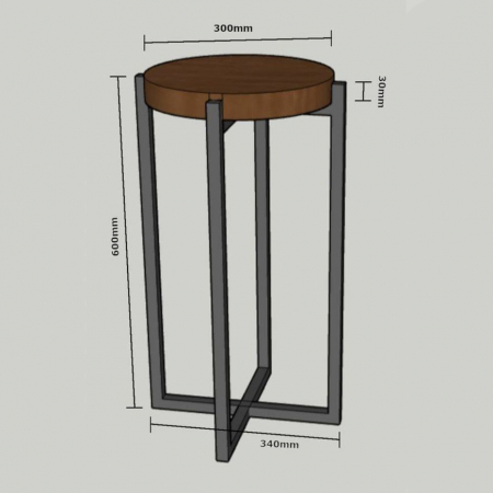 Metal Bar Taburesi YL (3)