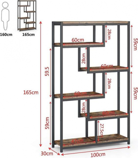 Metal Kitaplık YL (4)