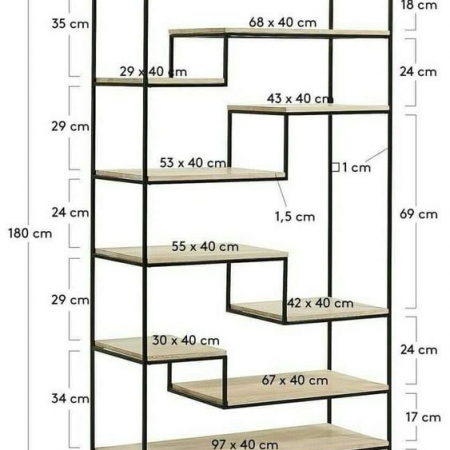 Metal Kitaplık YL (6)