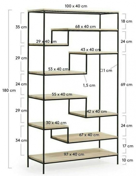 Metal Kitaplık YL (6)