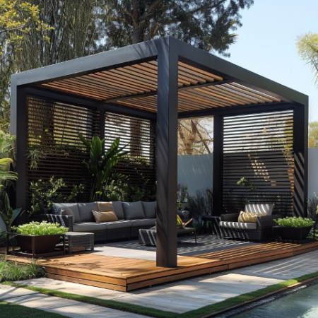 Metal Pergola YL (2)